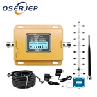 Усилитель сигнала сотового телефона GSM LTE 1800 LCD 70 дБ усиление 2g 4g DCS 1800 МГц усилитель сигнала мобильного телефона Усилитель GSM с комплектом антенн