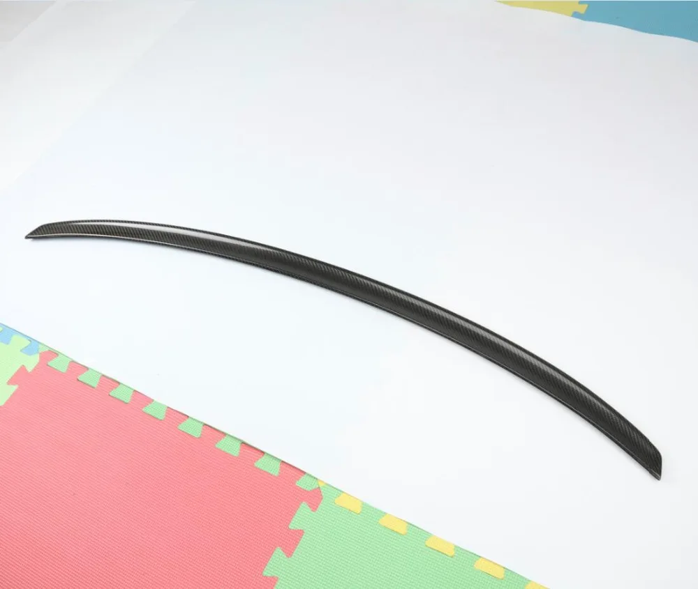 Углеродное волокно заднего крыло багажника выступ Спойлеры Подходит для Audi A7 RS7