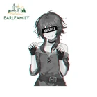 EARLFAMILY 13 см x 7,6 см для Megumin Waifu, материал аниме, наклейки на автомобиль, наклейки на машину, забавные граффити, наклейки, Декор