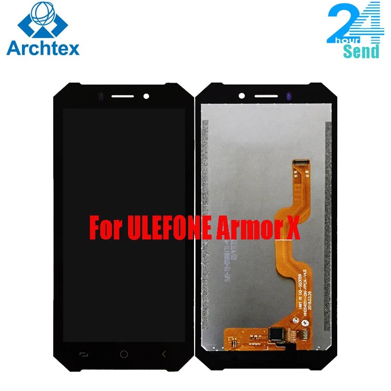5 &quotHD + для ULEFONE Armor X ЖК дисплей и кодирующий преобразователь сенсорного экрана в