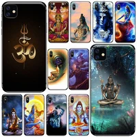 lord shiva hindu god buddha india phone case for iphone 11 12 pro xs max 8 7 6 6s plus x 5s se 2020 xr soft silicone cover funda
