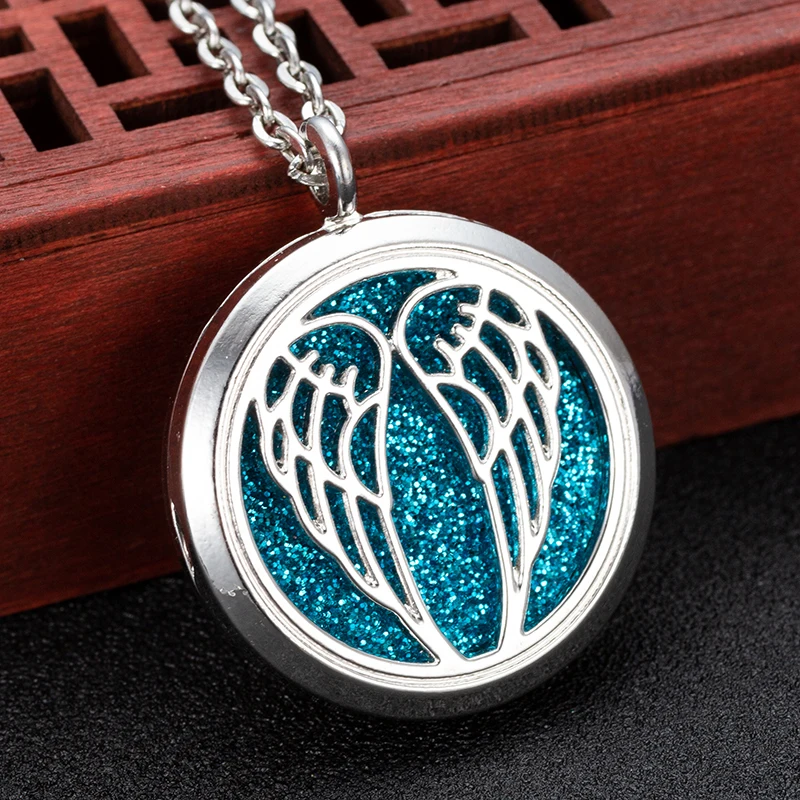 Крылья Ангела подвеска для ароматерапии магнитное ожерелье эфирные масла