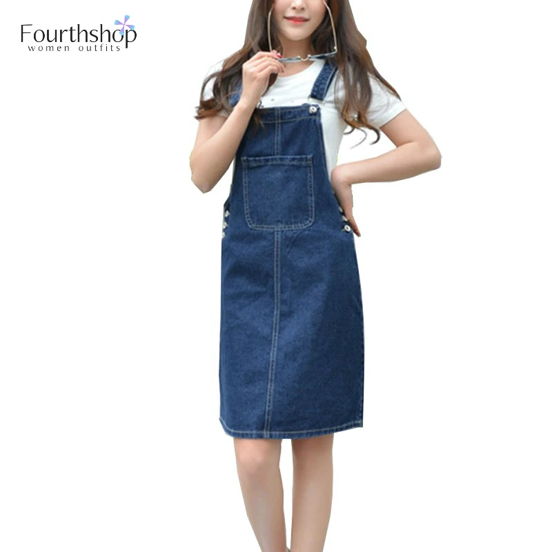 2020 модные подтяжки джинсовое платье без рукавов Повседневный Сарафан Свободный