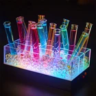 10 шт. акриловая пробирка Shot инструмент для коктейлей, Миксер для мартини, текилы, вина, пива, понга, бара, KTV бара, ночного клуба, бармена