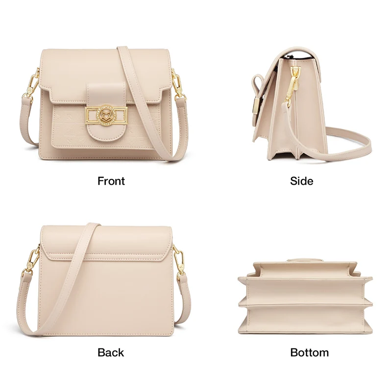 Женская вечерняя сумка FOXER черная кожаная сумка-клатч через плечо с клапаном 2019 |