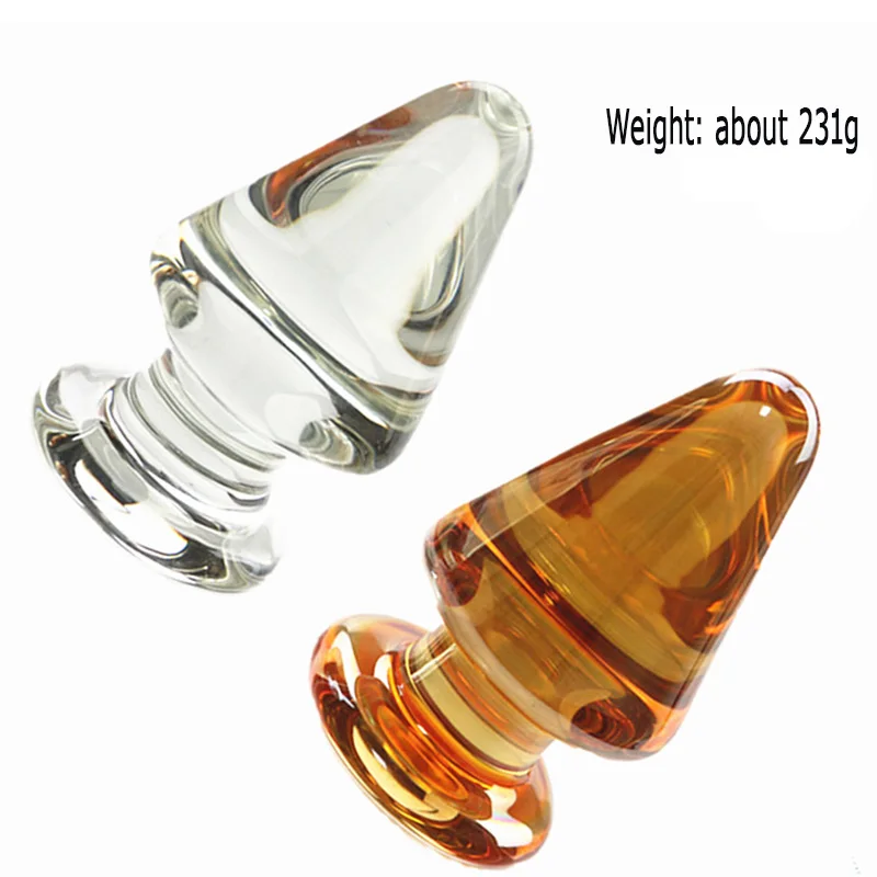 Crystal Glass Big Anal Plug Expander Butt Couples Masturbation Dildo G point Stimulator Adult Sex SexToy | Красота и здоровье