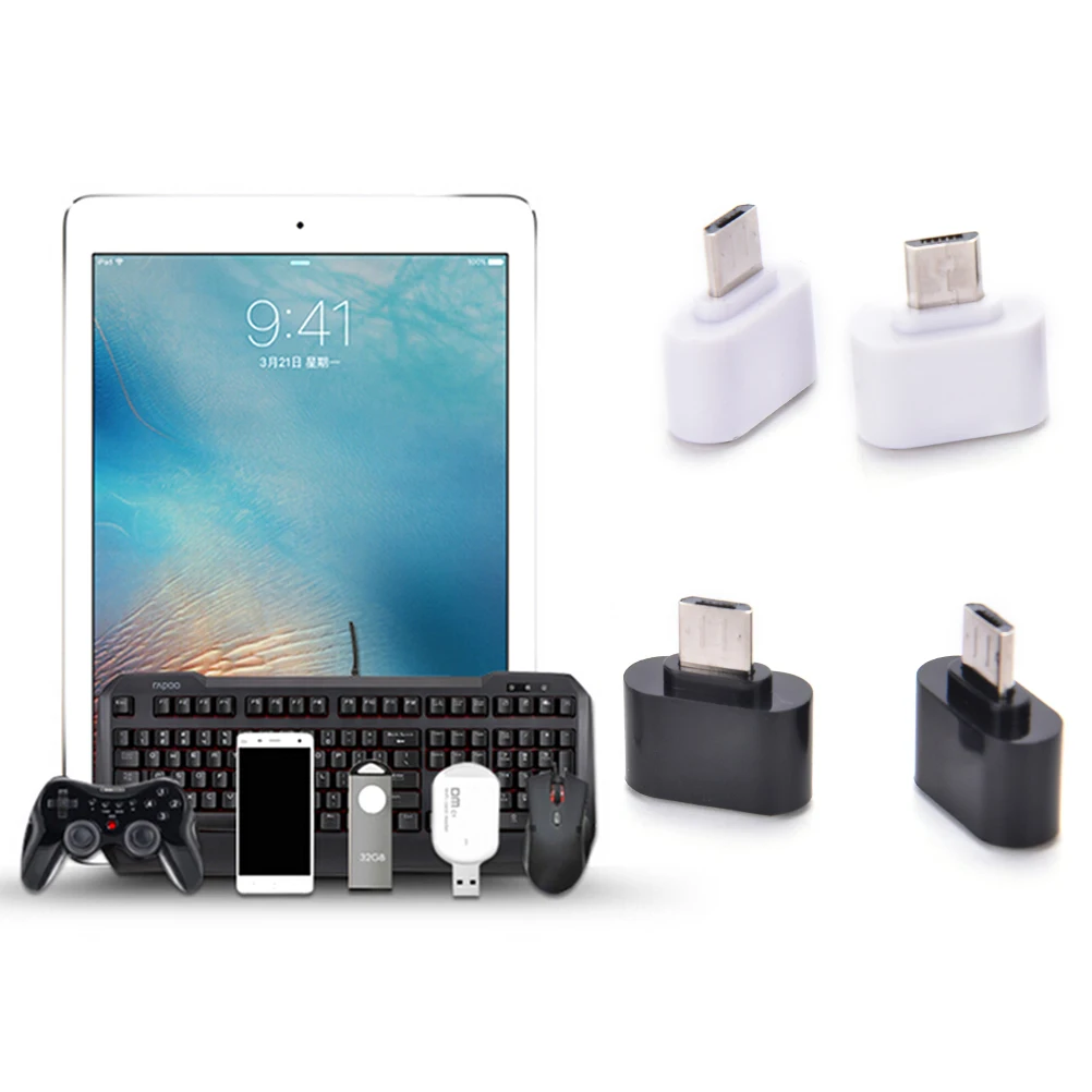 

2 шт микро USB папа к USB 2,0 адаптер OTG конвертер для планшет телефон Android