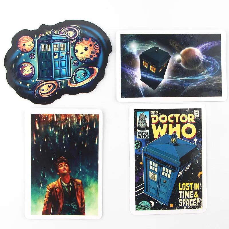 Patchfan 48 шт. doctor who ПВХ водонепроницаемые наклейки для скрапбукинга багаж скейтборд телефон ноутбук мото велосипед настенная гитара A2364