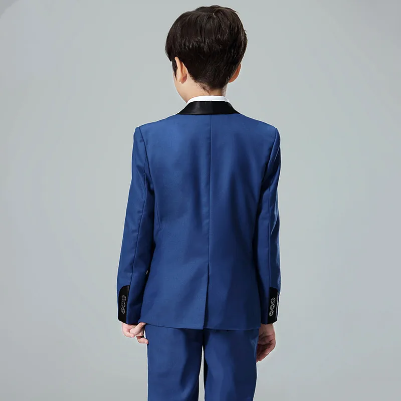 Nimble/синий костюм для детей мальчика enfant официанта свадебных торжеств свадьбы