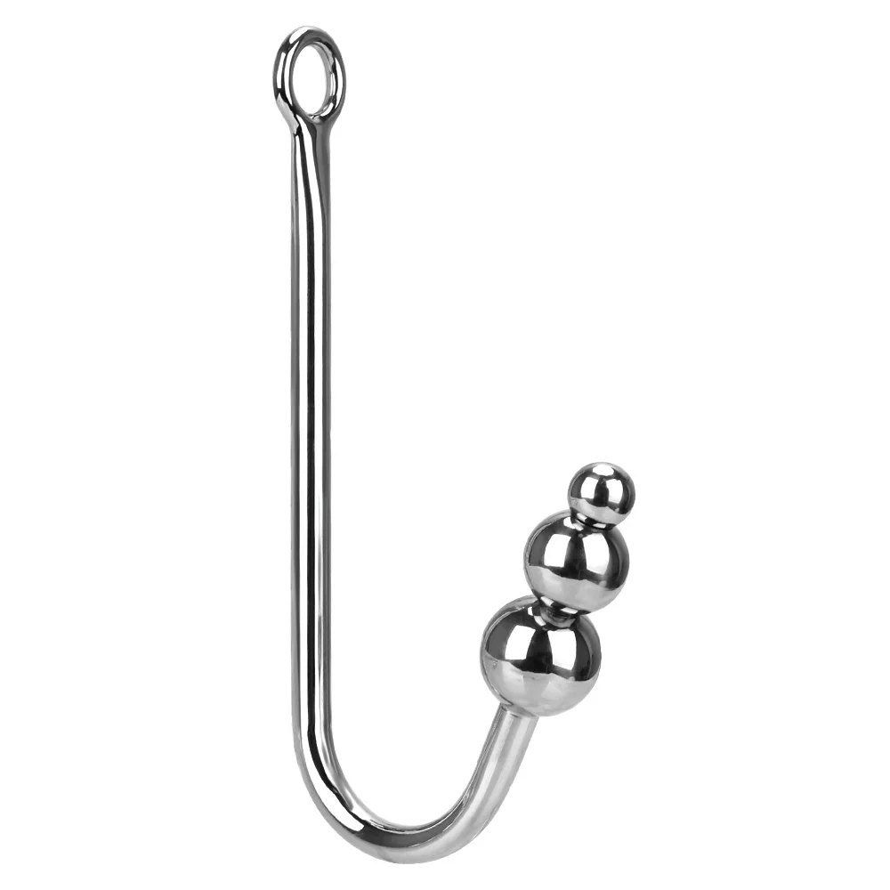 IKOKY Stainless Steel Anal Dilator With Ball Hole Sex Toys for Men and Women Butt Plug Adult Products Hook | Красота и здоровье