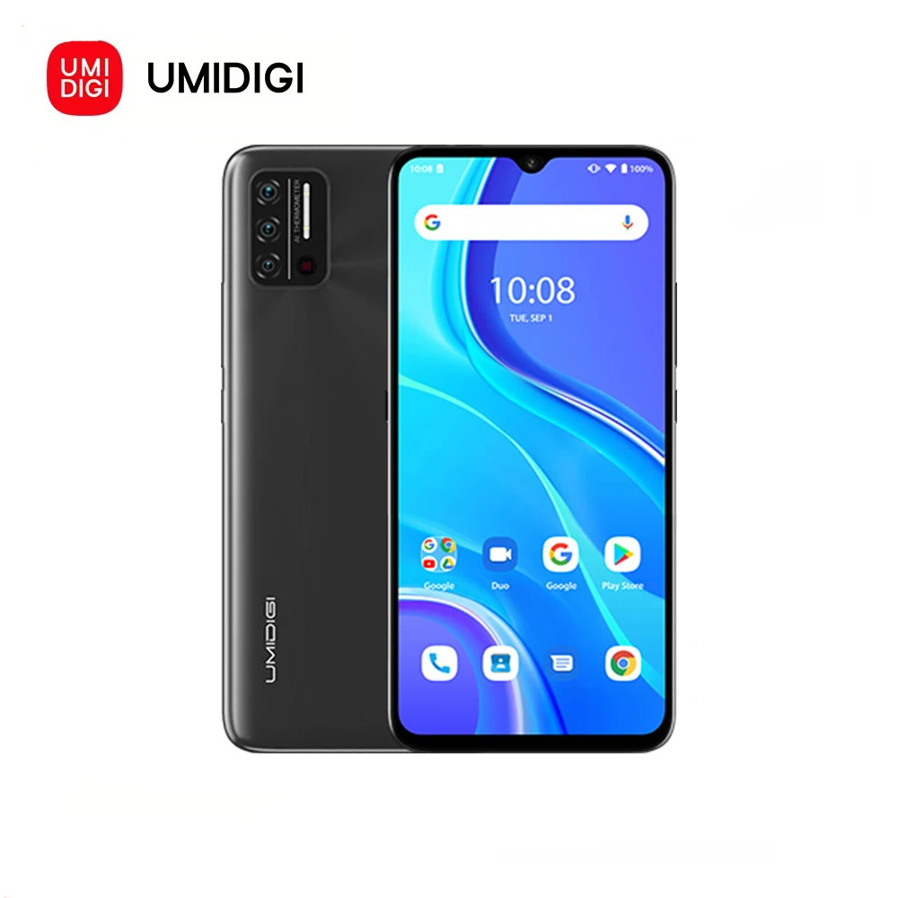 UMIDIGI A7S 6.53" Screen Smart Phone 32GB 4150mAh In-Stock Triple Camera Global Version Cellphone Infrared Temperature Sensor