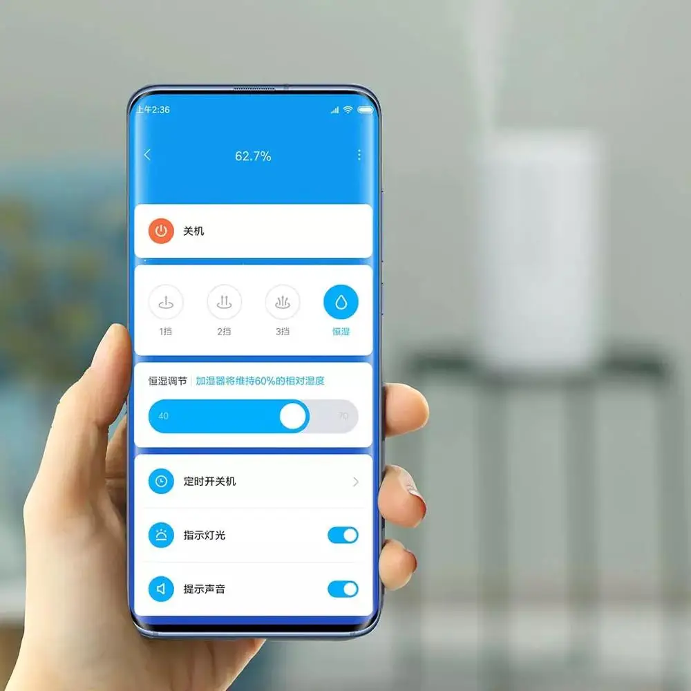 

Xiaomi Mijia Air Humidifier S UV-C Sterilization Aroma Aromatherapy Diffuser Freshener APP Control Automatic Humidity Adjustment