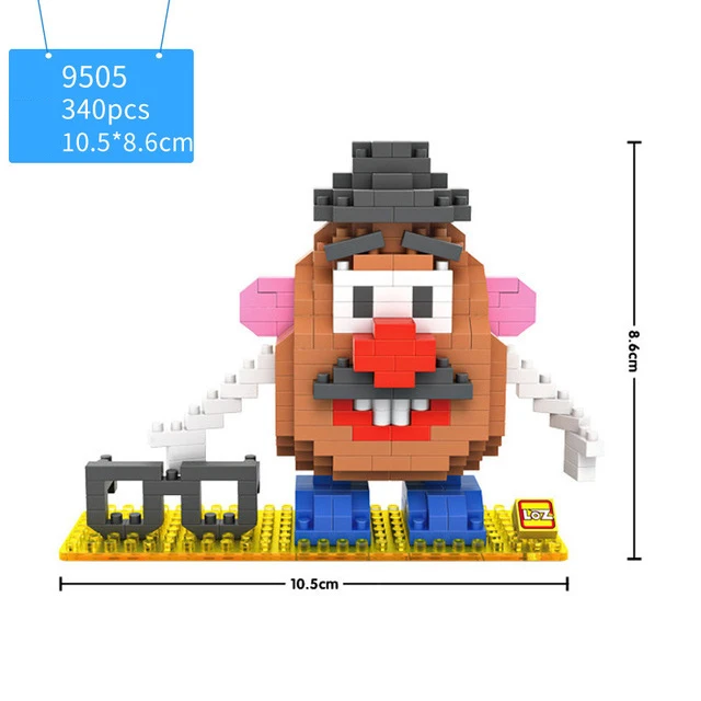 Развивающие игрушки Строительные кирпичи история микро алмазный блок mr