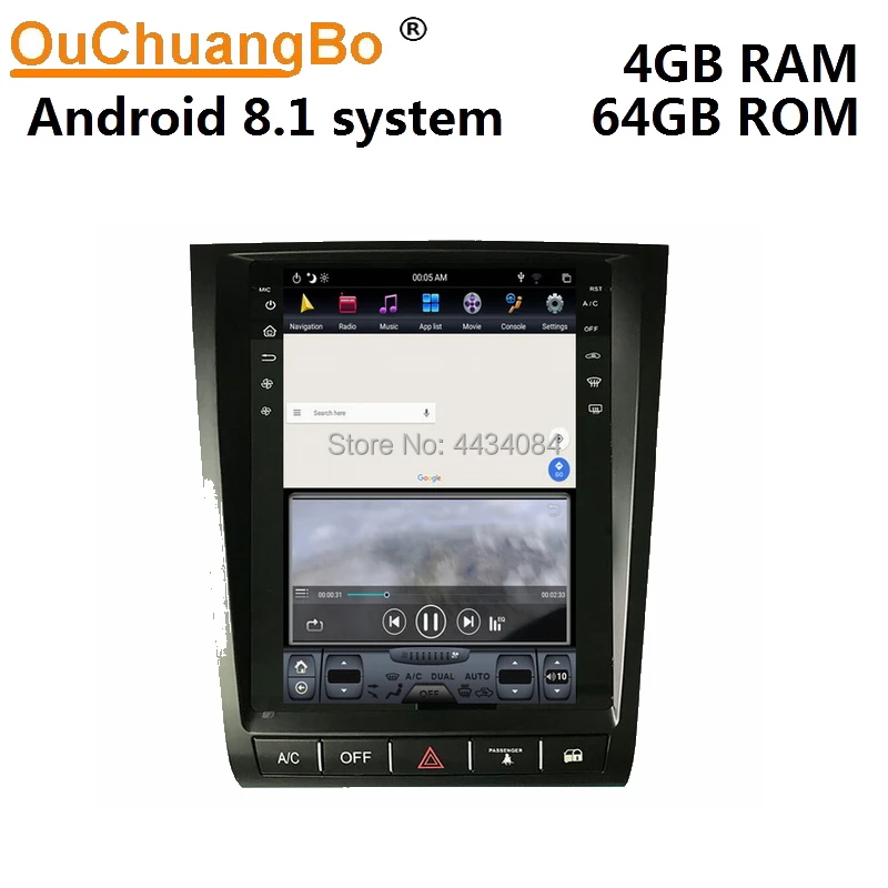 Ouchuangbo PX6 Автомобильный gps IPS аудио плеер радио для Lexus GS GS300 GS460 GS450 GS350 2004 2011 с 6