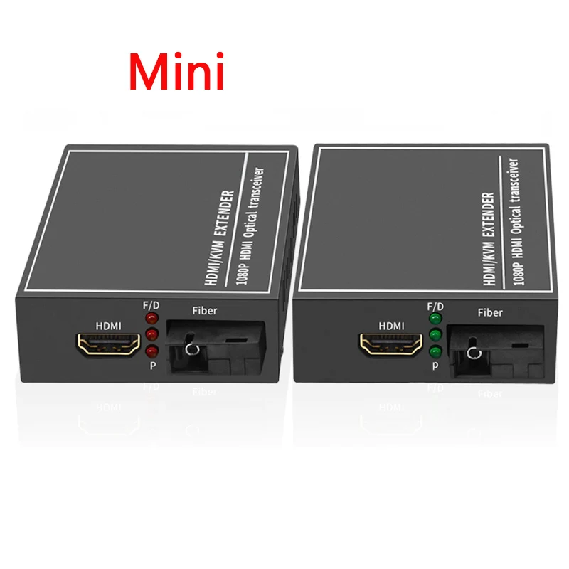 Конвертер HDMI-совместимый с оптоволоконным расширителем видео KVM(HDMI-совместимый +