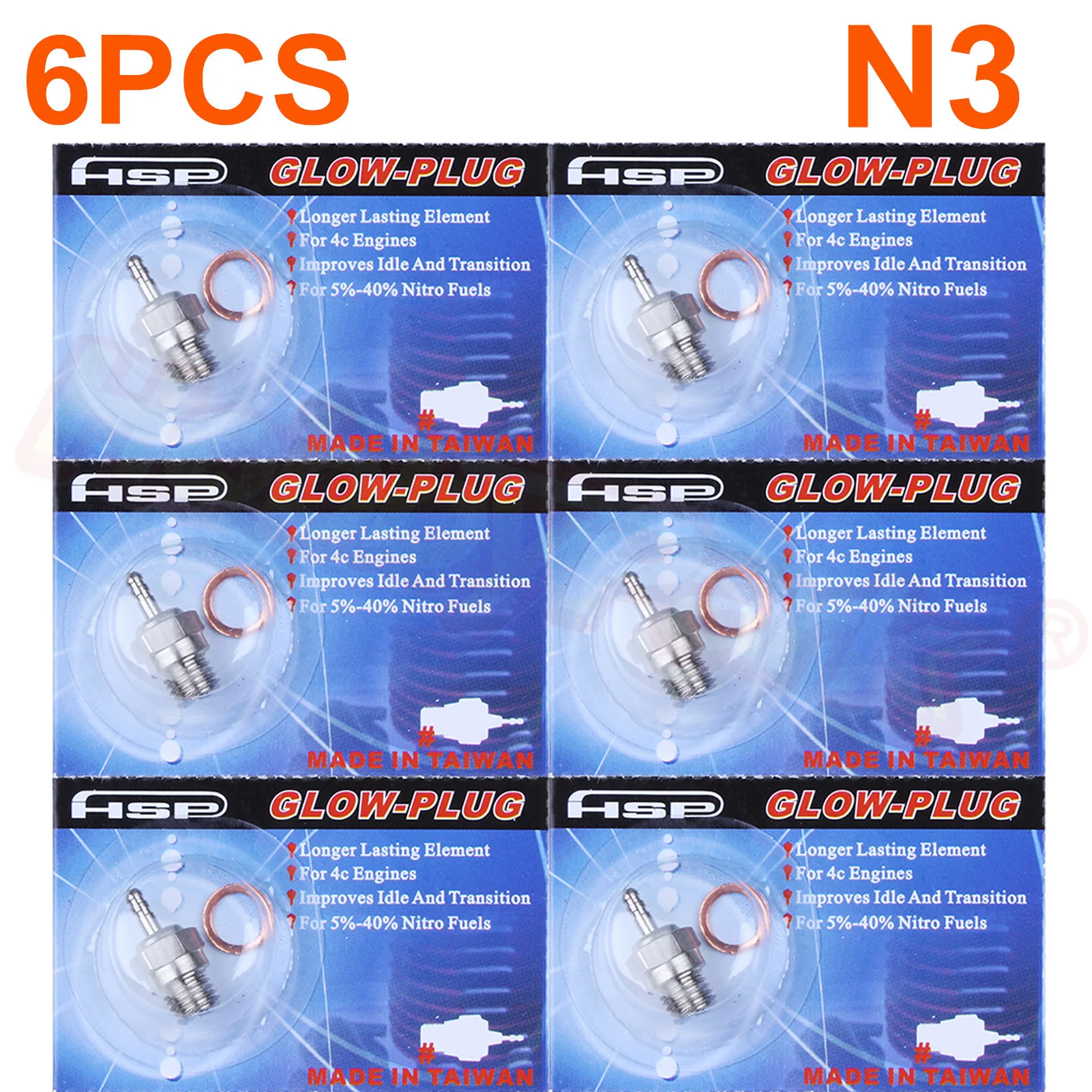 6 шт лот n3 горячая свеча 3 свеча