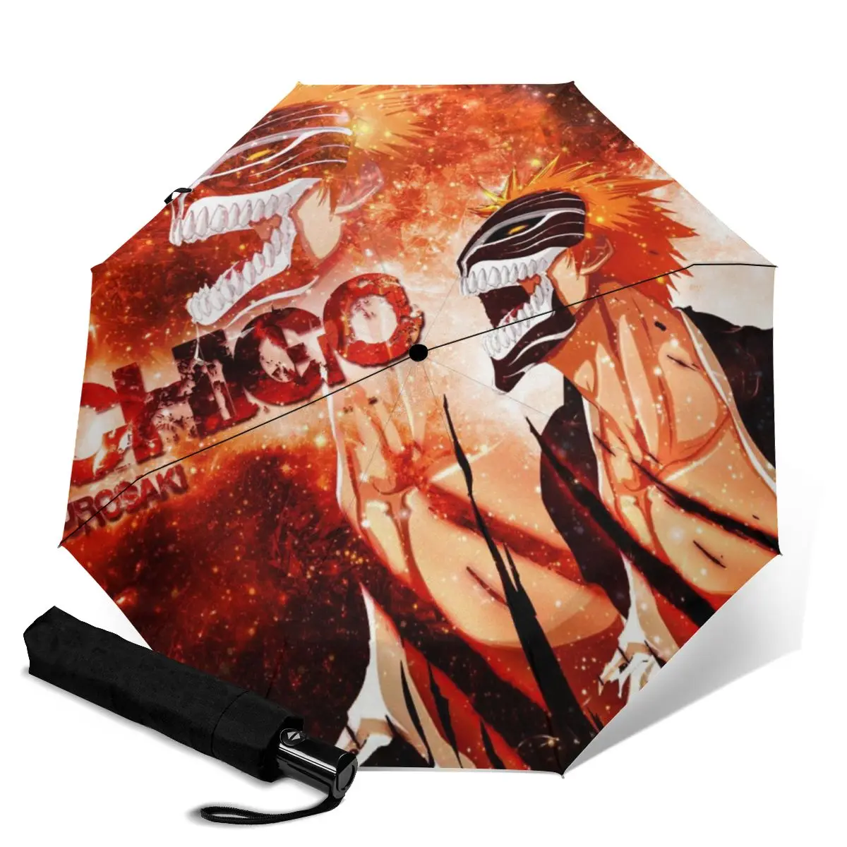 

Классический ветронепроницаемый автоматический складной зонт HUAZI с 3 отбеливателями легко носить с собой для мужчин и женщин многофункцион...