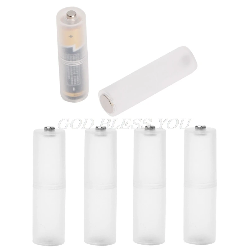 4 шт. ААА размер портативный Преобразователь батареи адаптер разделитель