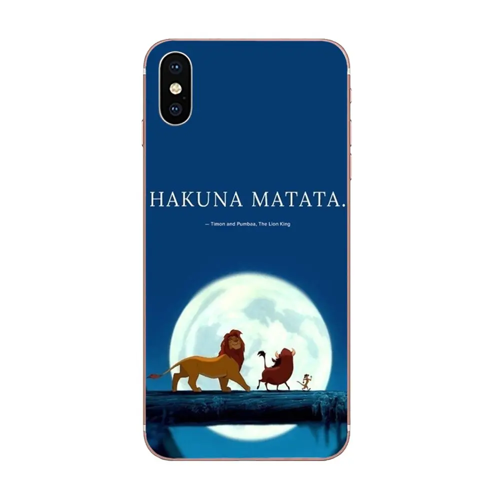 Hakuna Matata The Lion King For Samsung Galaxy Note 5 8 9 S3 S4 S5 S6 S7 S8 S9 S10 5G mini Edge Plus Lite Soft TPU Phone Cases | Мобильные