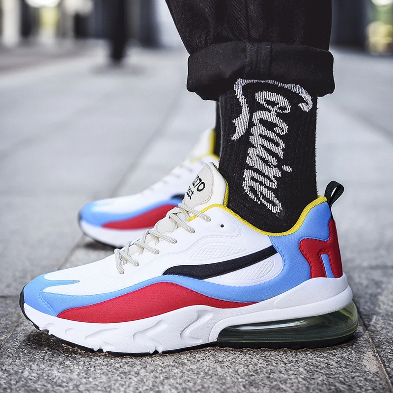 

Air cushion running shoes breathable casual shoes color matching comfortable sports shoes sneakers men