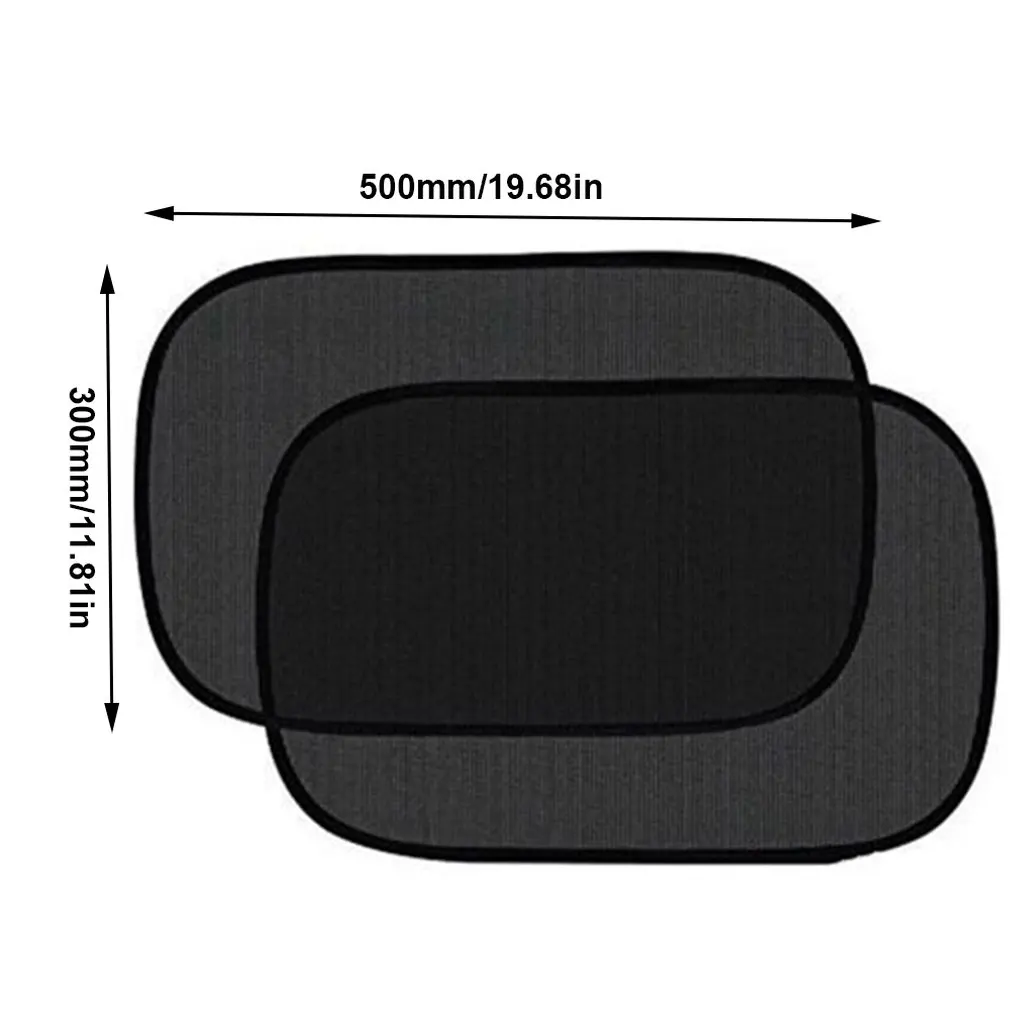 

Summer Car Window Shading Sunscreen Heat Insulation Electrostatic Adsorption Mesh Gauze Shade Block Side Block Sun Block