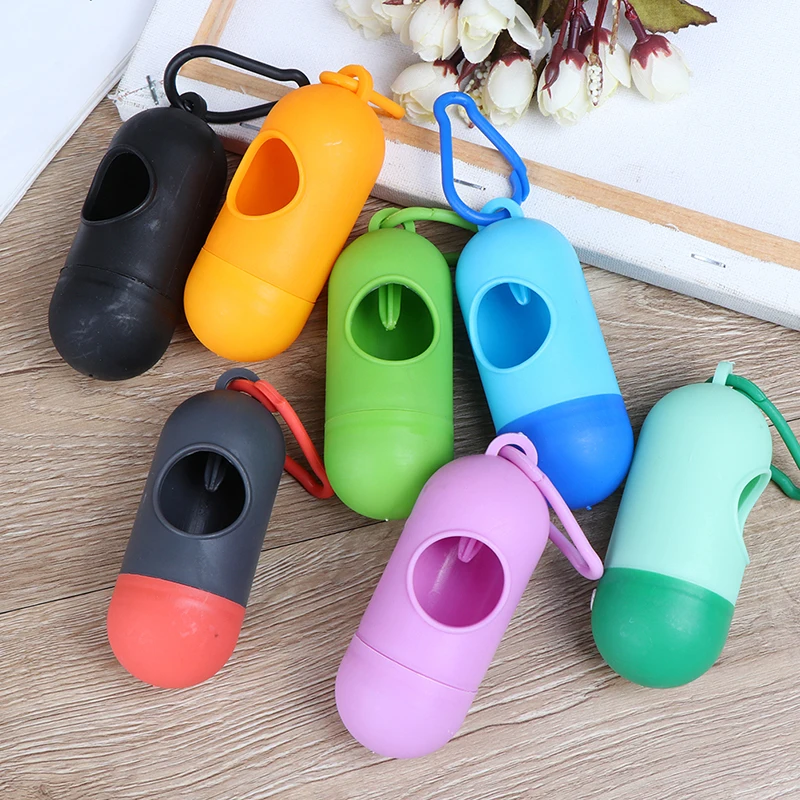 1 Pcs Practical Pet Dog Poop Bag Dispenser Waste Garbage Holder Dispensers Bags Set Pets Dogs Trash Cleaning Supplies | Дом и сад
