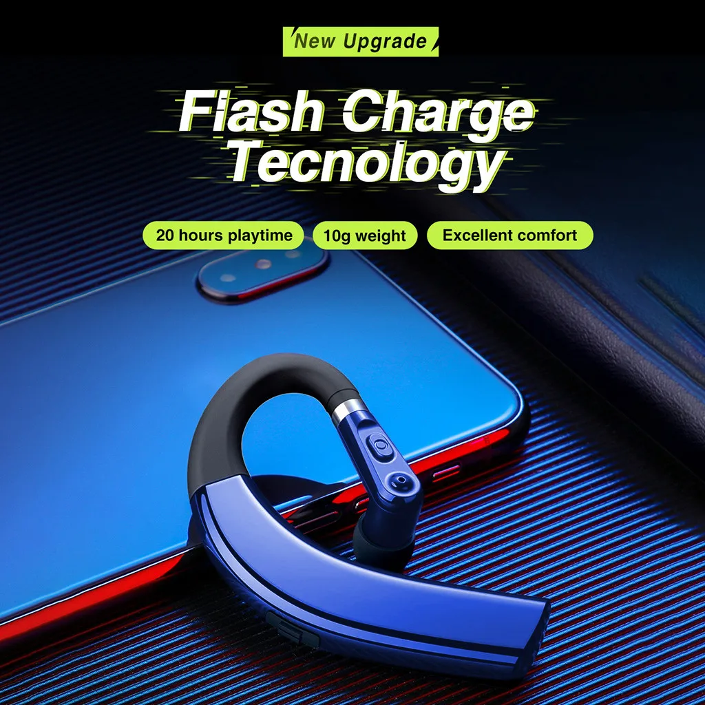 Bluetooth 4 1 беспроводные наушники с ушным крючком безболезненная гарнитура