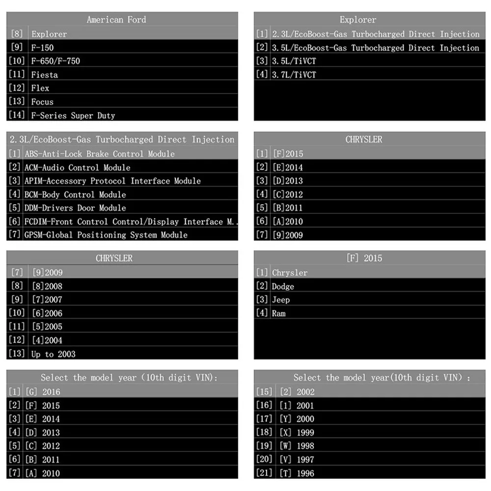 Autek IFIX704 OBDII диагностический инструмент полная система Автомобильный сканер для