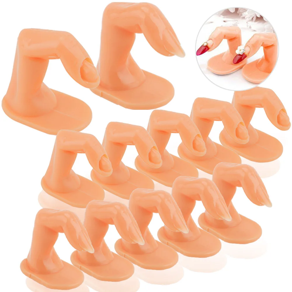 1/5/10 шт Искусственные Пальцы для дизайна ногтей модель маникюрный палец