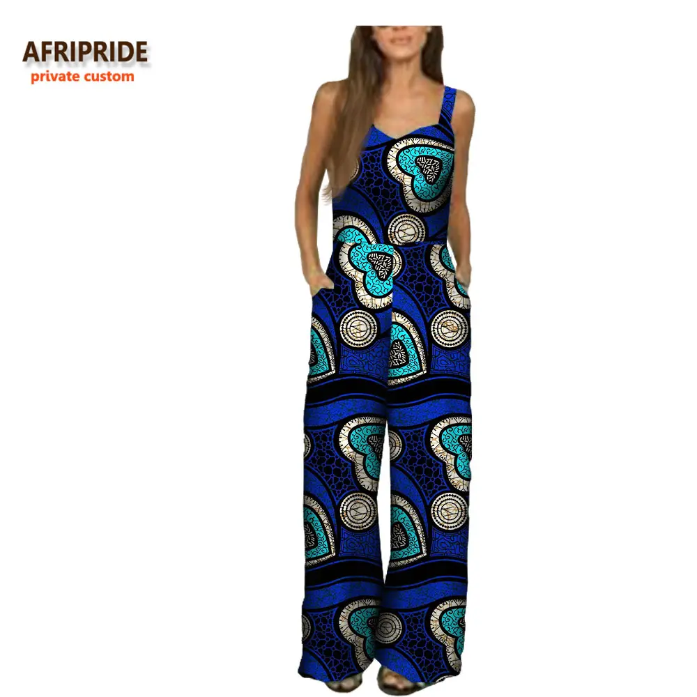 Женский Повседневный Комбинезон Afripride с Африканским принтом комбинезон без