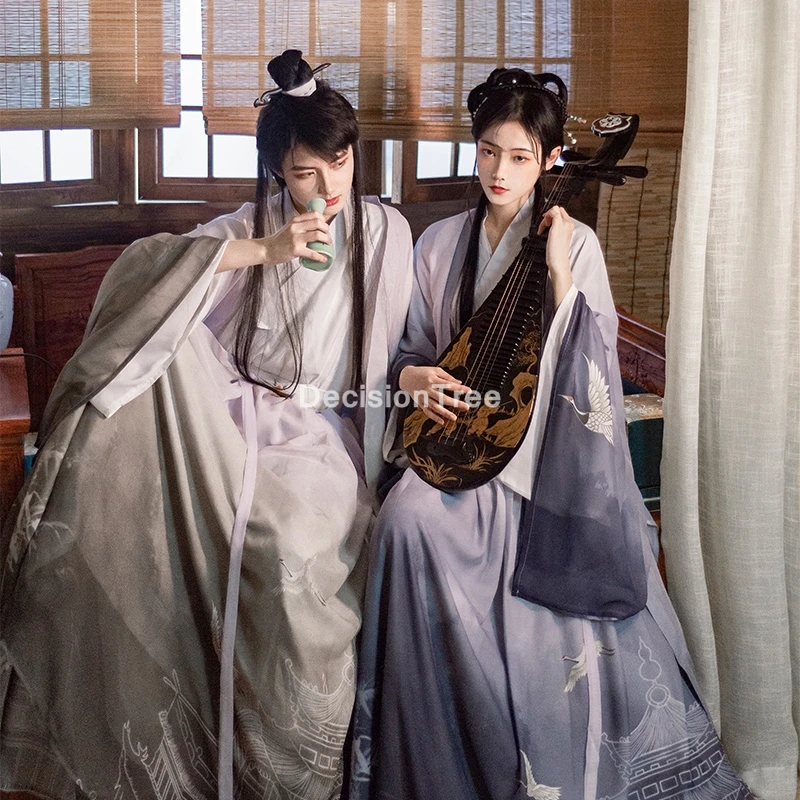 

2022 hanfu dress folk dance costume chinese traditional national fairy costume ancient han dynasty princess stage outfits