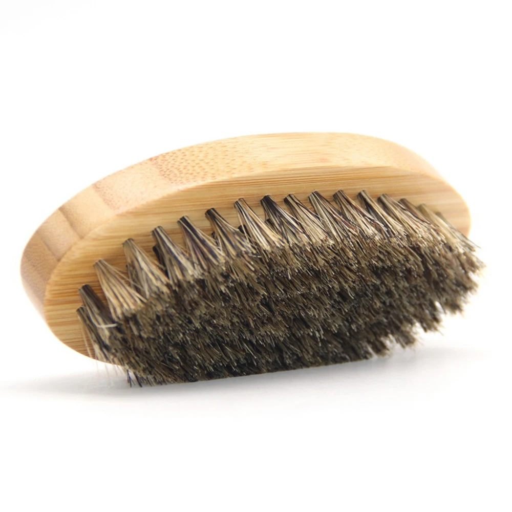 

Natural Boar Bristle Beard Brush For Men Bamboo Face Massage That Works Wonders To Comb Beards and Mustache Drop shipping