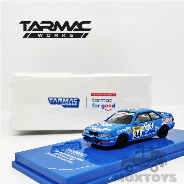 

Tarmac Works 1:64 Toyota Corolla Levin AE92 SPA 24 Hours 1989 Diecast Model Car