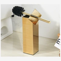 toilet brush holder golden for bathroom storage and organizer with stainless steel brush holder wall mounted home improvement