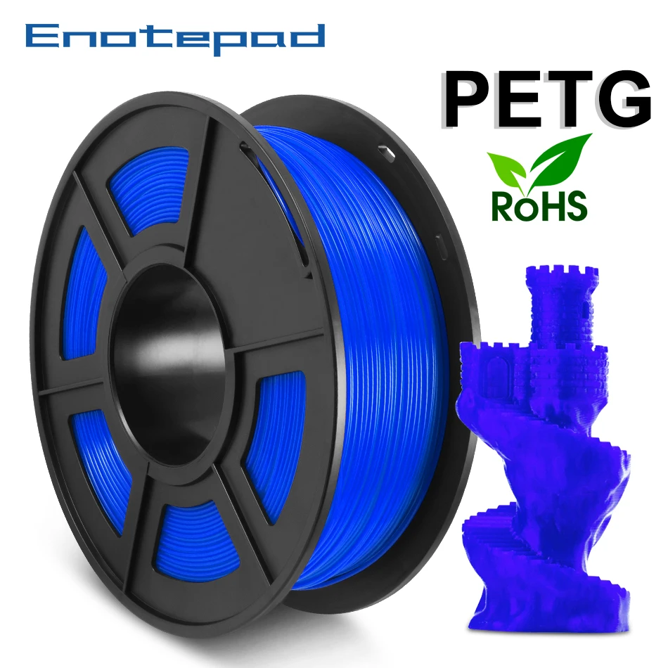 Enotepad PETG нить 1 75 мм 3d принтер кг новая горячая распродажа Сублимация с 0 02 допуском