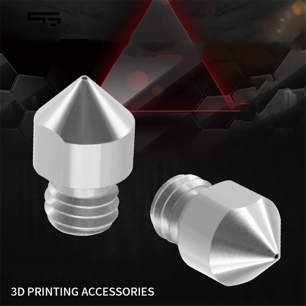 

1PC MK8 Nozzle TC4 Titanium Alloy Nozzle Extruder M6 Thread 0.2mm 0.3mm 0.4mm 0.5mm for 3D Printer 1.75mm Filament