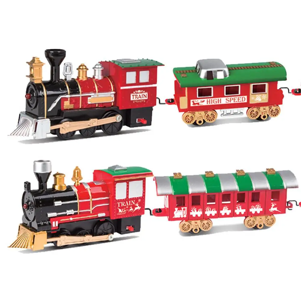 1 Набор Рождественский Электрический поезд классический рельсовый