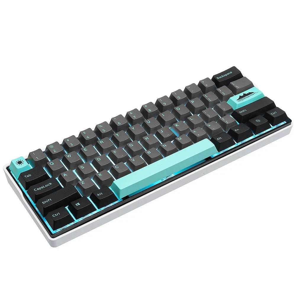 109 ключей графитовый синий Keycap набор OEM профиль PBT Keycaps для RK 61/68/87/104/108 клавиш