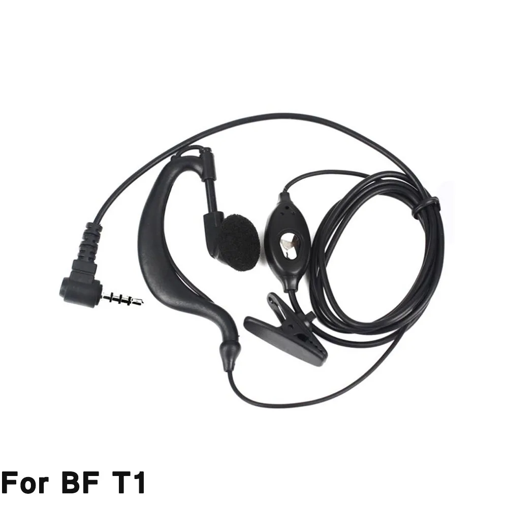 Baofeng Walkie Talkie наушник двухсторонний радиоприемник оригинальные аксессуары для UV-9R plus BF T1 или K разъем UV-5R BF 888S гарнитура