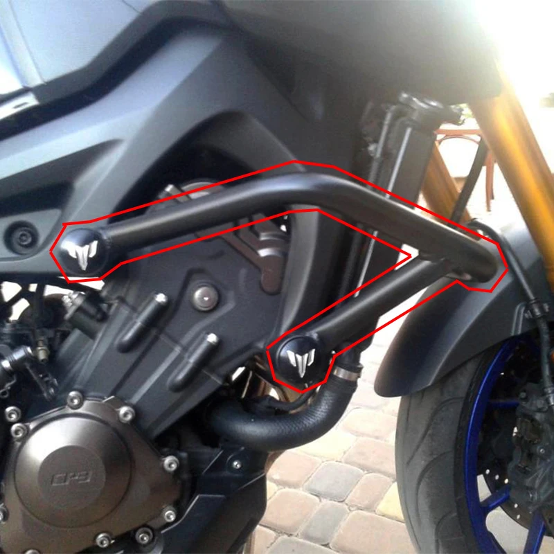Full Set Frame Protector Bumper For Yamaha MT09 MT-09 FZ09 2013 2014 2015 2016 2017 2018 2019 Motorcycle Engine Guard Crash Bars |