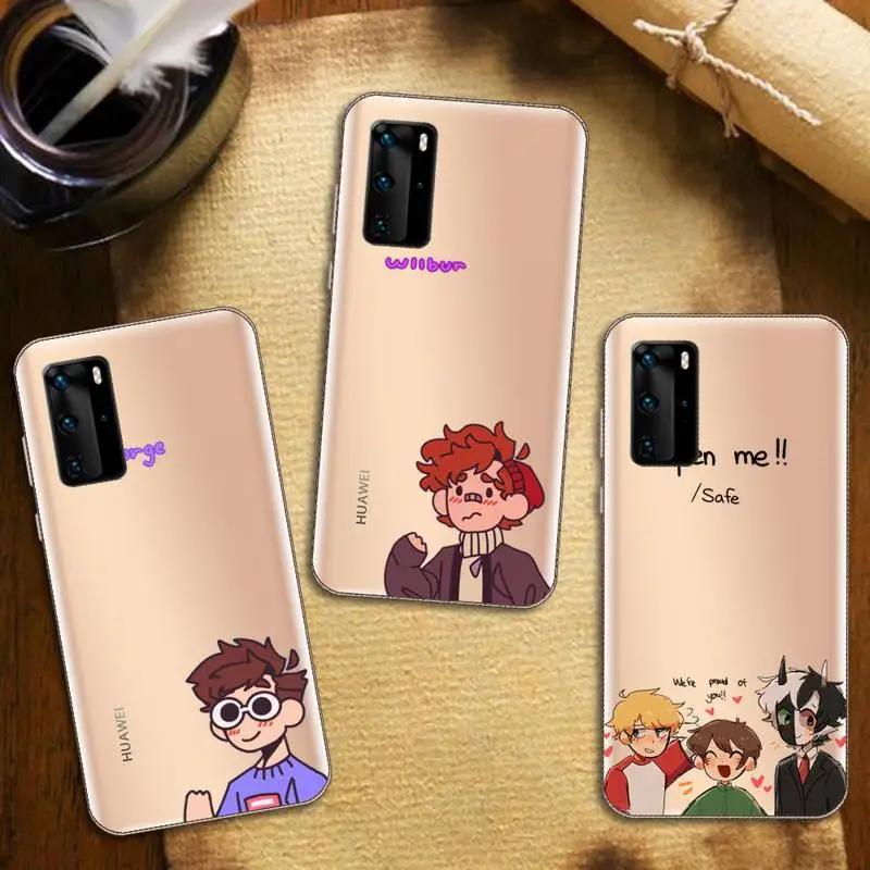 

Dream Smp japanese anime Phone Case Transparent for Huawei honor nova c x 7 8 3 4 9 65g se v t play pro lite