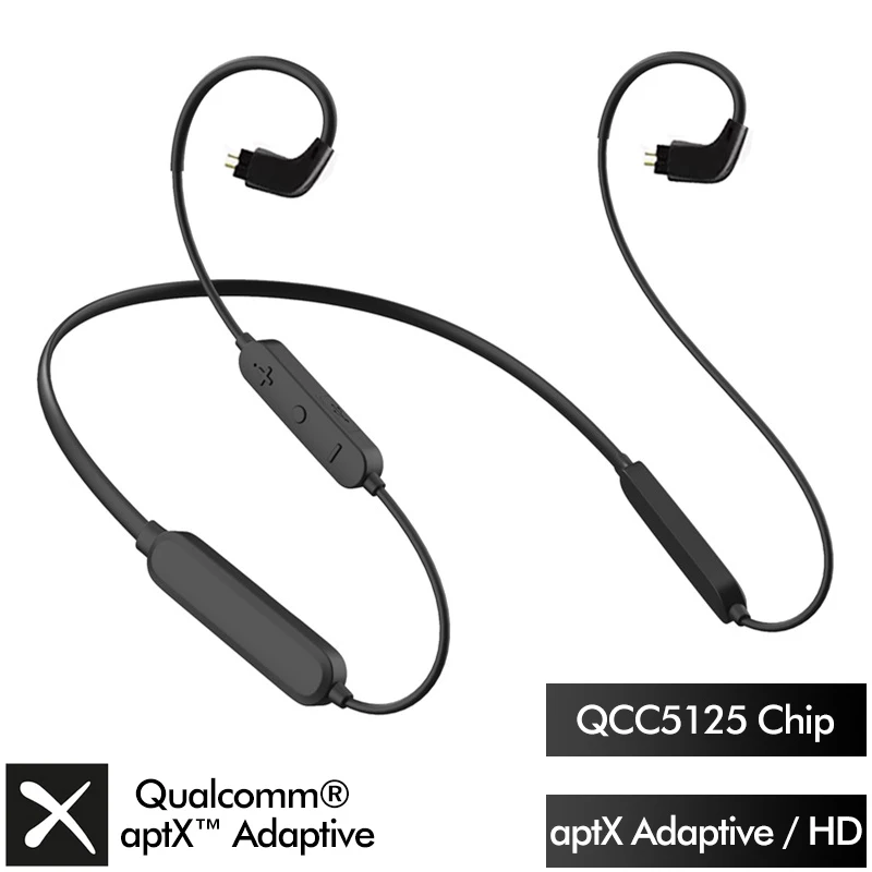 Aptx адаптивный Bluetooth 5 0 кабель для наушников AptXHD MMCX 78/0 75 мм 2Pin IE80 IE40 PRO IM70 A2DC адаптер