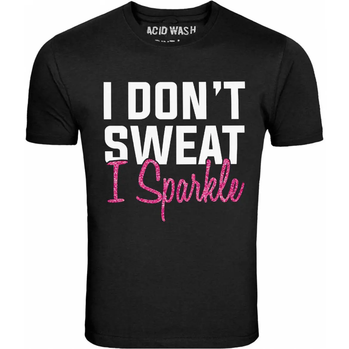 Я не впитывает пот и I SPARKLE фитнес тренировки Топ GYMER JUNKIE унисекс черная футболка
