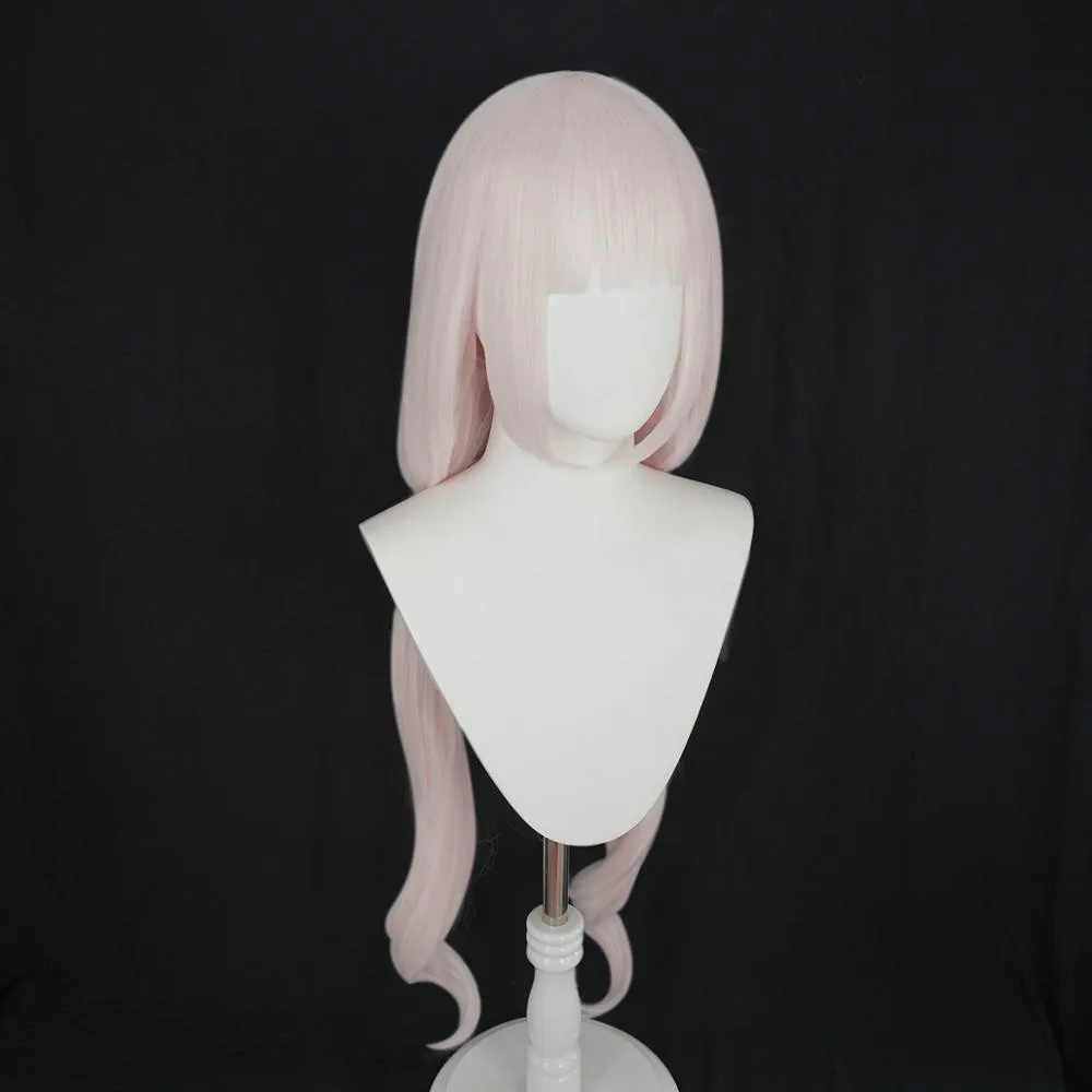 Женский парик для косплея из аниме некопара розовый термостойкий синтетический