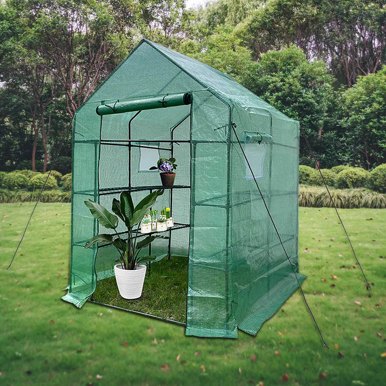 

600D Kweektent Groeien Doos Indoor Tent Hydrocultuur Tent Groeien Planten Kamer Voor Licht Groeiende Plant Kas + touw Kit