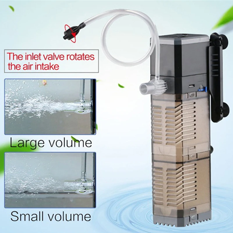 Аквариумный погружной фильтр SUNSUN Мощный насос генератор оксигенации воды волн