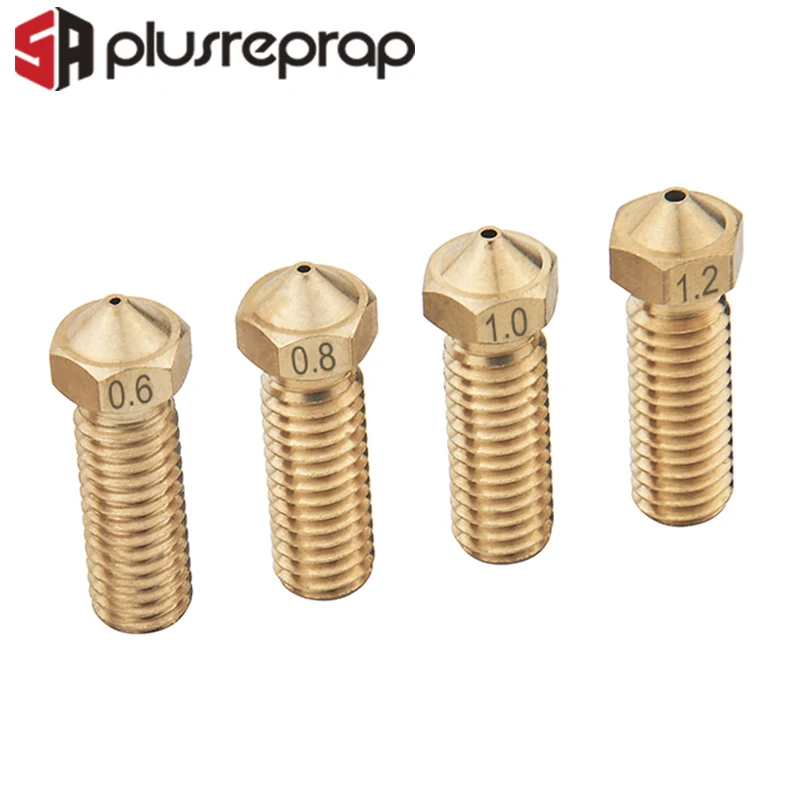 

1PC Volcano Nozzle Long Type Brass Nozzle 0.4mm 0.6mm 0.8mm 1.0mm 1.2mm Size Optional for 3D Printer 1.75mm 3.0mm Filament