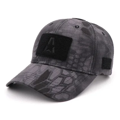 

New spring and autumn men's baseball cap camouflage Velcro camouflage outdoor tactical cap hiphop cap women's hat