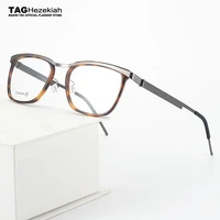 2021 brand titanium glasses frame men retro square designer eyeglasses frames for women myopia computer denmark spectacle frames