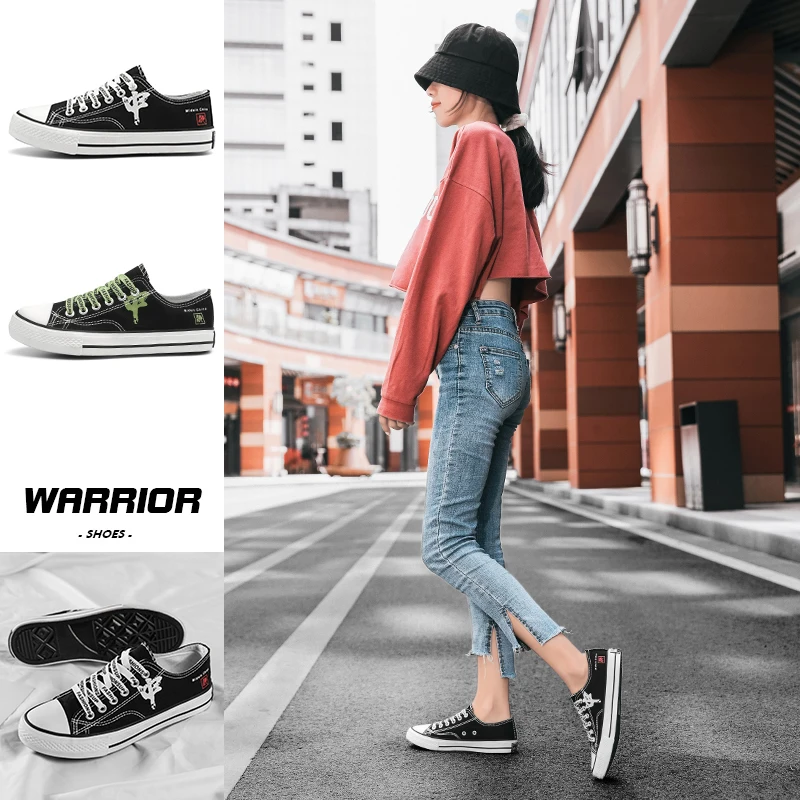 

Women Canvas Shoes Low-cut Trainers Casual Vulcanize Shoes New Women Fashion Summer Autumn Flat Sneakers Ladies 2021